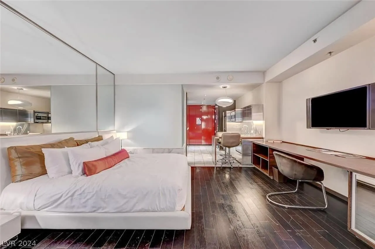 לאס וגאס Luxurious Palms Studio Mountain View & Balcony Access 27307 לאס וגאס